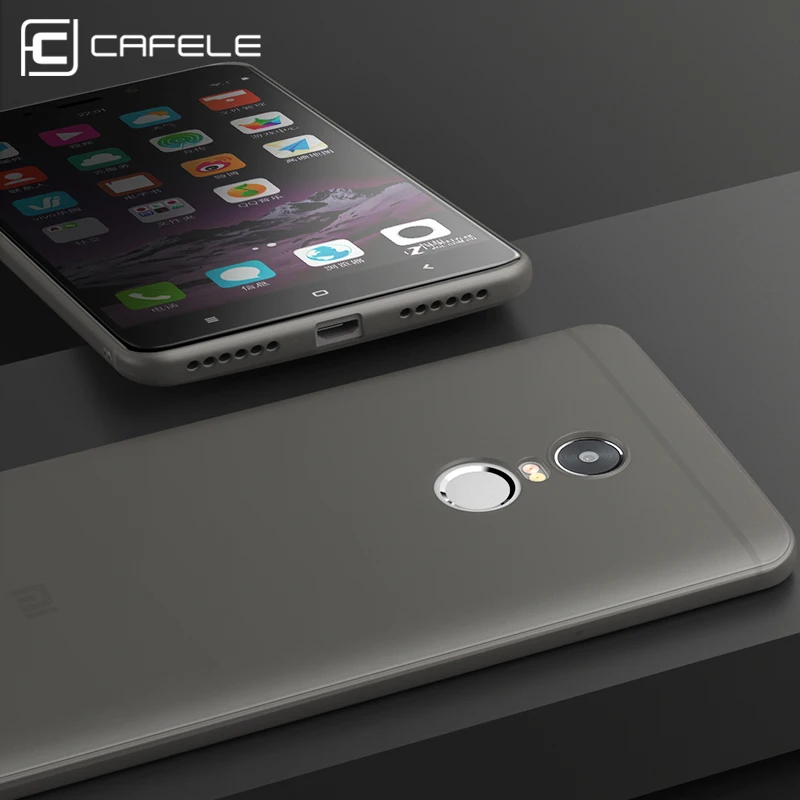 CAFELE Мягкий ТПУ чехол для Xiaomi max2 Redmi Note 4X ультра тонкий противоударный силиконовый