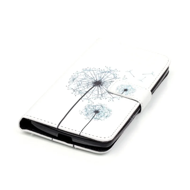 for Motorola Moto X Play Phone Cover Stylish Pattern Wallet Stand Leather Case - Dandelions |