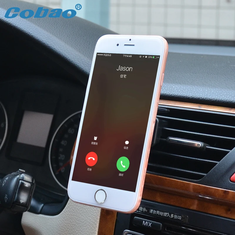 Cobao магнитный держатель для телефона автомобильный Регулируемый мобильного 360