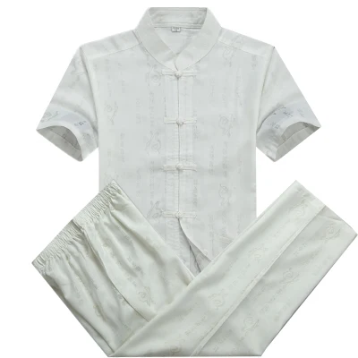 Новинка лета 2018 традиционная китайская форма кунг-фу мужские костюмы Тан куртка