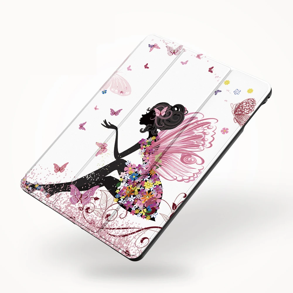 Чехол для iPad,, Air 2, Air 1, Pro, 9,7, чехол с рисунком, с карандашом, с функцией автоматического сна, с функцией пробуждения, с подставкой, умный чехол - Цвет: 6