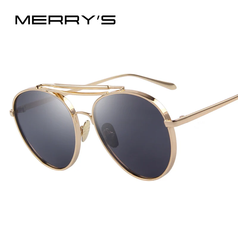 Fashion Women Double Bridge Sunglasses Classic Retro Shades Brand Designer Unisex UV400 | Аксессуары для одежды