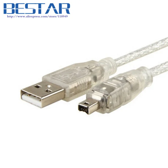 Usb кабель типа Папа Firewire IEEE 1394 4 контактный адаптер iLink firewire для SONY DCR TRV75E DV|1394