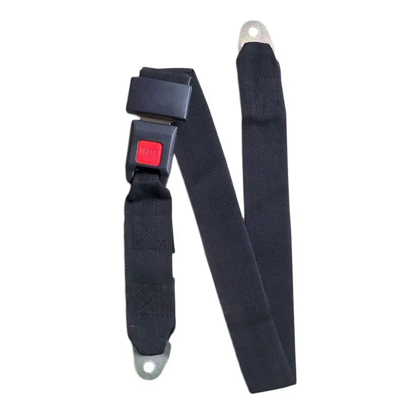 

EE support Universal 2Pcs Car Seat Belt 2 Point Adjustable Truck Lap Belt Car Styling Safety Accessories