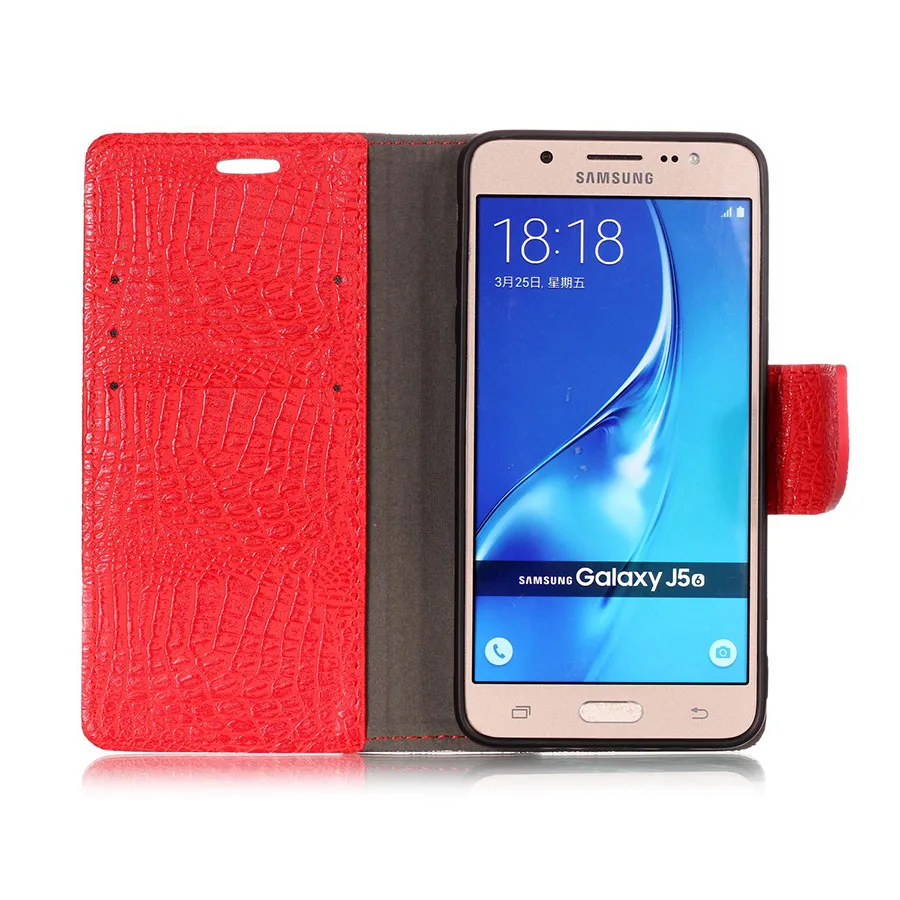 Чехол для Samsung Galaxy J510f 2016 510 J510 J510FN флип чехол телефона с кожаным покрытием
