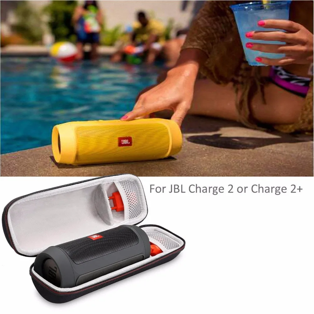Жесткий ударопрочный чехол из ЭВА для переноски JBL Charge 2 и + Plus дорожная сумка