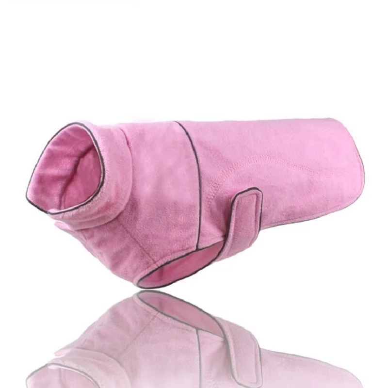 Теплая мягкая Одежда для питомцев флисовое зимнее пальто собак куртка маленьких