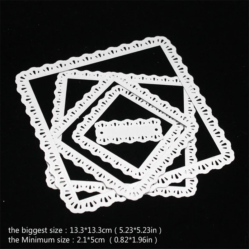 KSCRAFT Square Crown Nesting Metal Cutting Dies Stencils for DIY Scrapbooking/photo album Decorative Embossing Cards | Дом и сад