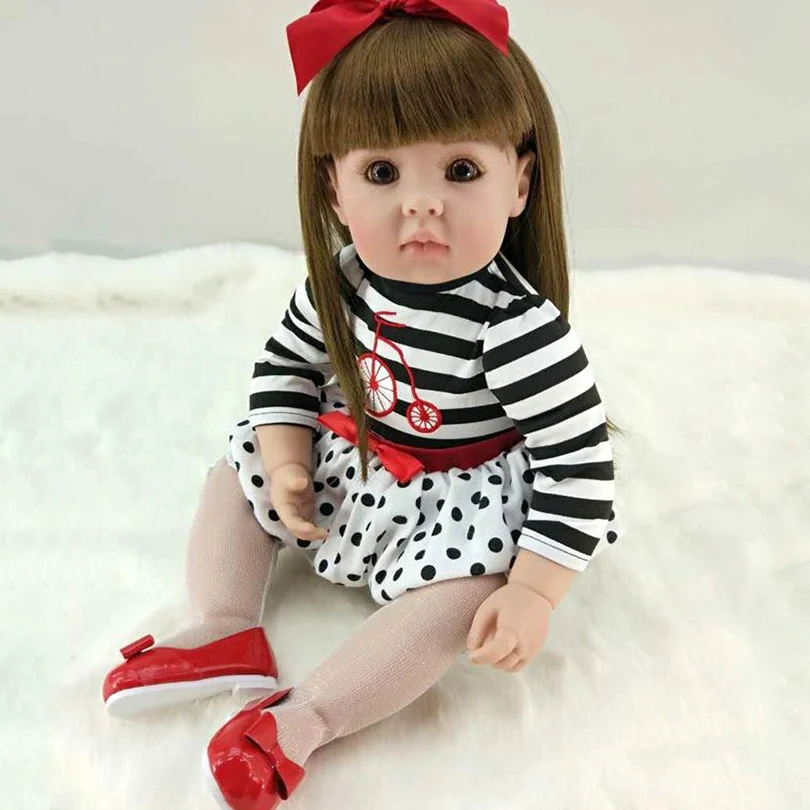 2017 искусственная кукла младенец силиконовая тело из хлопка Младенцы Реборн