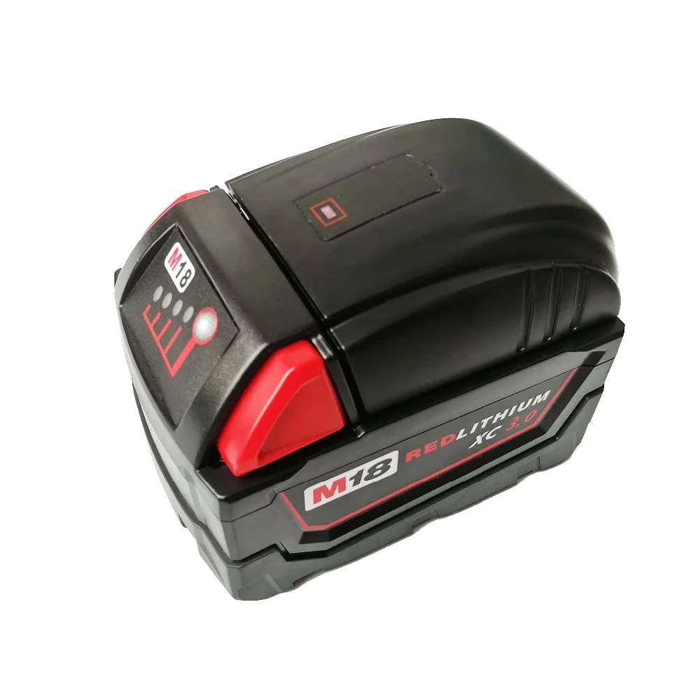 Сменный источник питания для Milwaukee 49-24-2371 M18 USB зарядное устройство конвертер