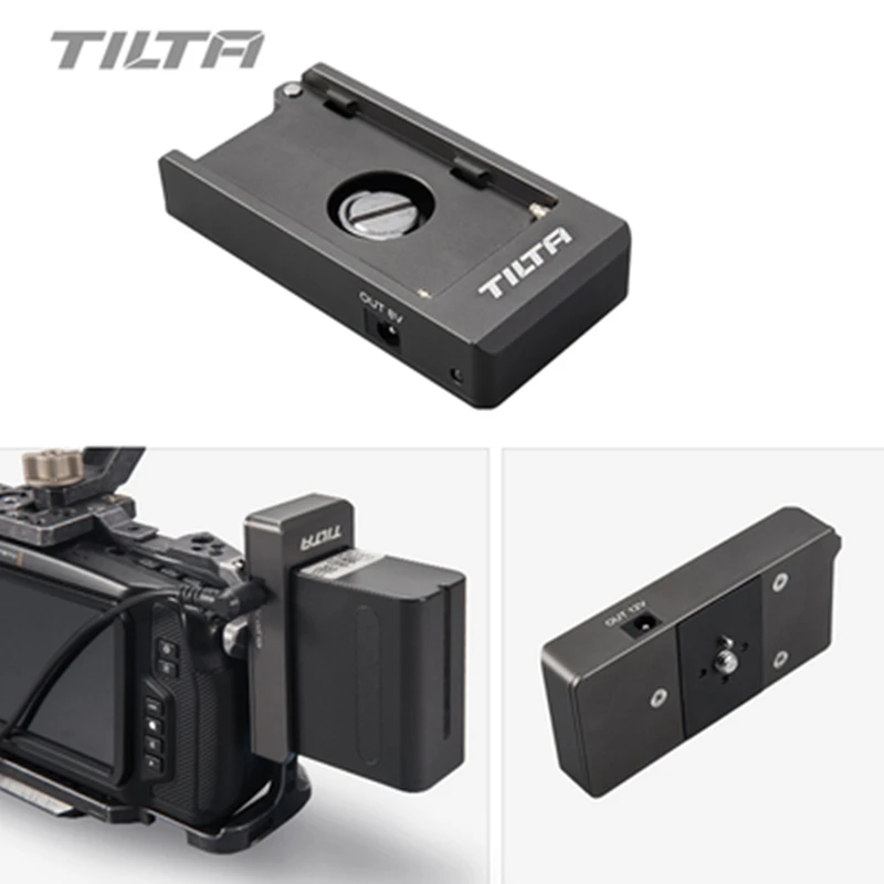 Tilta F970 аккумуляторная пластина 12 В 7,4 в выходной порт с 1/4-20 монтажными отверстиями из алюминия