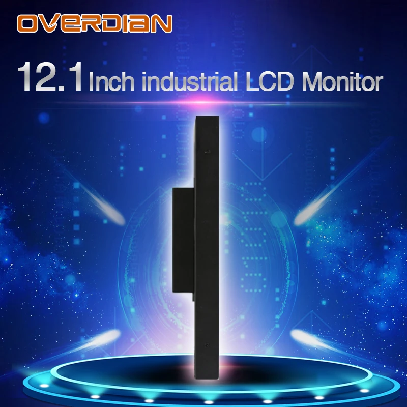 12-дюймовый ЖК-монитор/дисплей VGA/HDMI/AV/TV интерфейс металлический корпус без