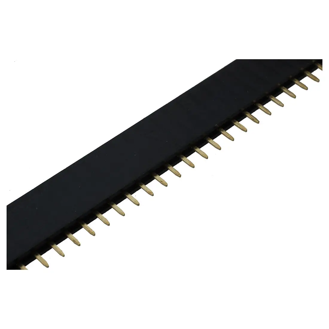 Фото Drop shipping 10X 40 pole Female Pin female connector pin strip header 2.54mm jack single-breasted Black Обустройство дома Drop shipping 10X 40 pole Female Pin female connector pin strip header 2.54mm jack single-breasted Black Обустройство дома