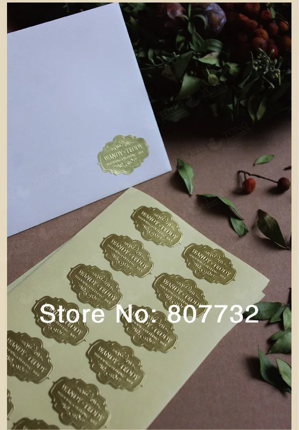 Высококачественная рельефная наклейка свадебная 500 шт./лот