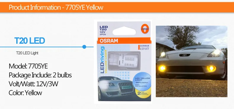 Лампа Ксеноновая OSRAM СВЕТОДИОДНЫЙ T10 T20 S25 W5W W21W P21W P21/5 Вт PY21W светодиодный расклинивающий Стандартный автомобильный Боковой габаритный фонарь лампы сигнала поворота светильник Интерьер светильник пара
