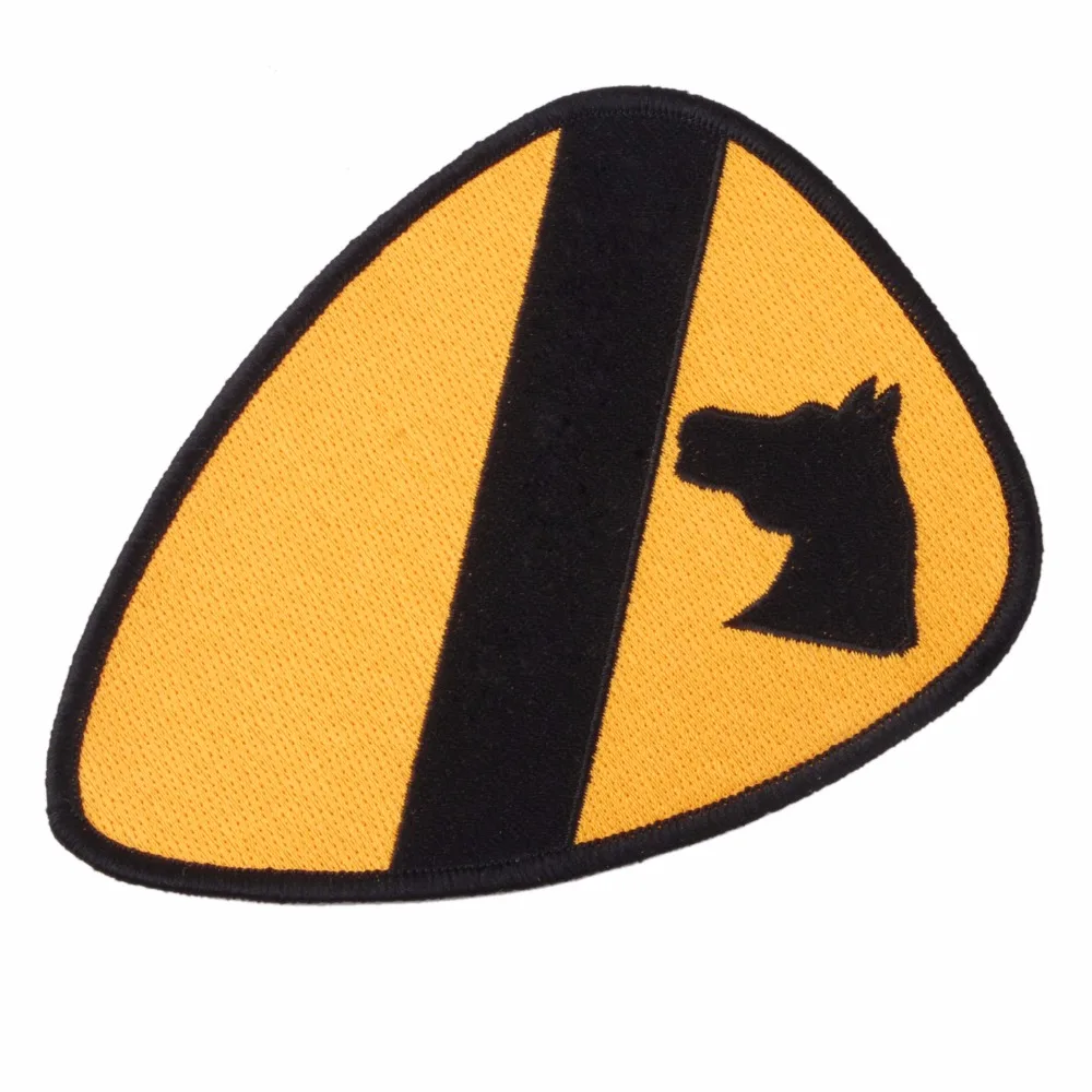 Второй мировой войны США армия 1 я лошадь нашивка вышивка значок| |