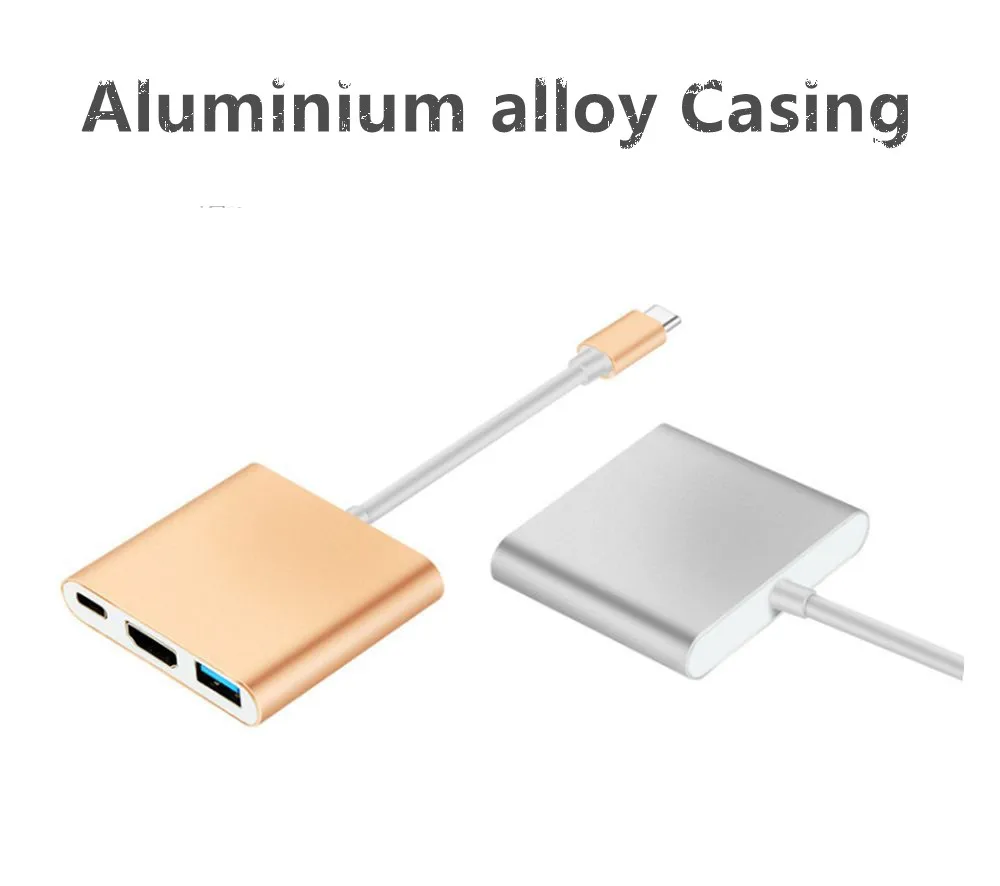 Адаптер для зарядки USB 3 0 с портом Type C на HDMI адаптер Samsung S8 + Plus MacBook Pro Pixel Huawei