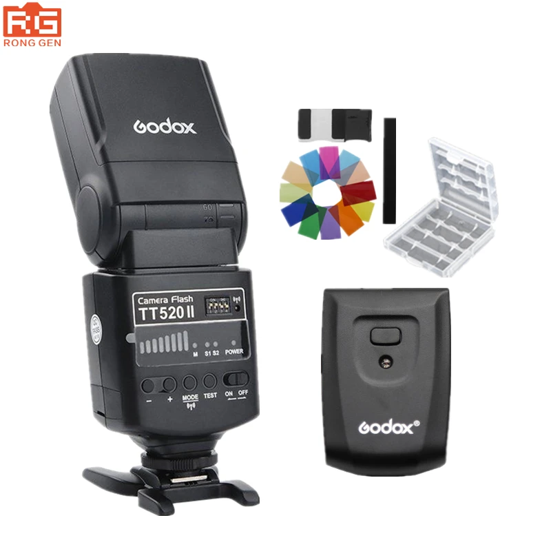 Godox TT520II встроенный беспроводной сигнал для камер Canon Nikon Pentax Olympus поддерживает