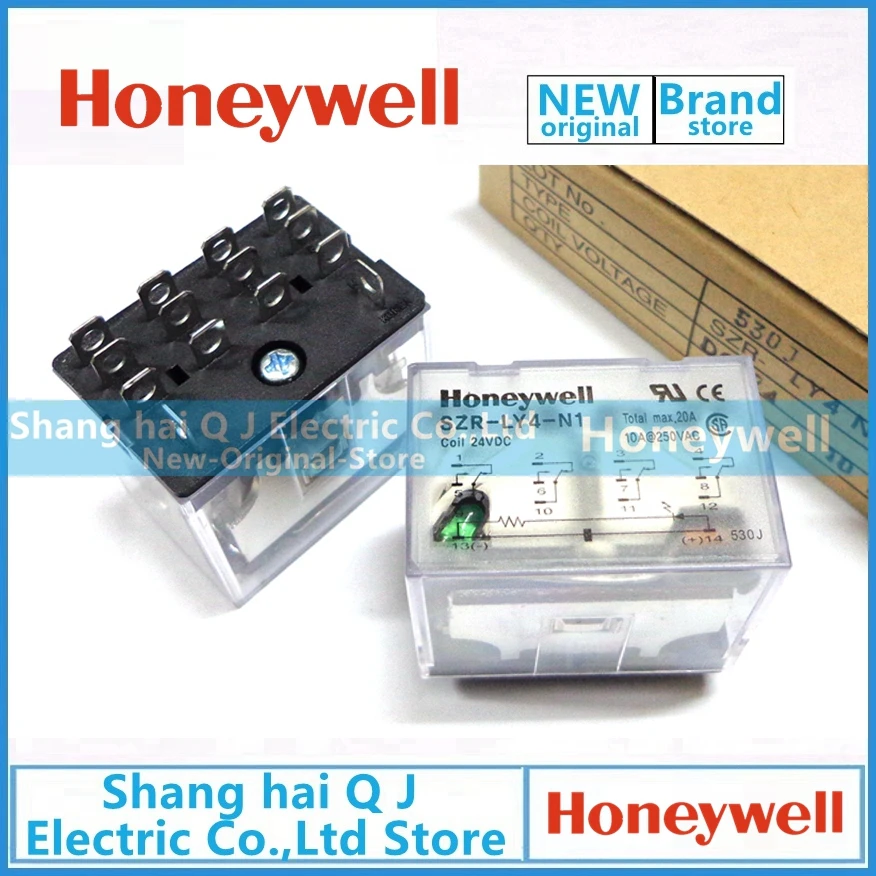 

Honeywell SZR-LY4-N1 24VDC DC24V relay socket Brand new and original