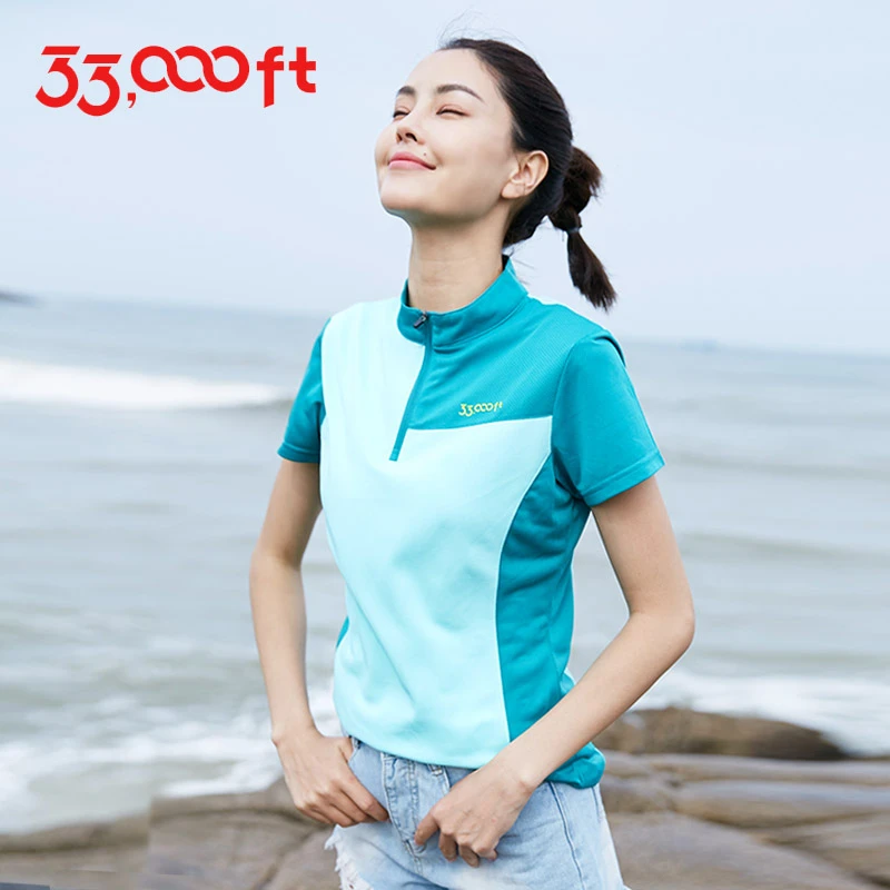 Для мужчин женщин Пеший Туризм спортивный быстрый сухой летняя футболка на