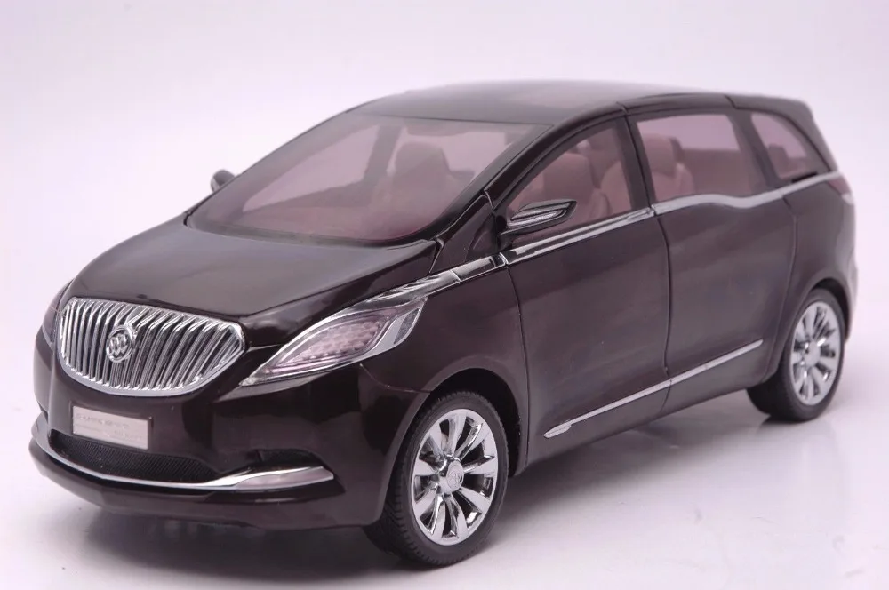Модель литая в масштабе 1:18 для GM Buick GL8 Black Concept MPV миниатюрная Коллекционная