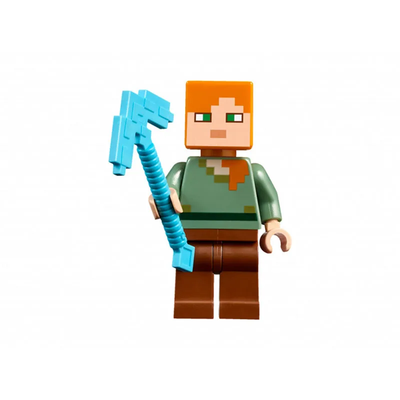 Бела Совместимость legoe minecrafte гриб River Island мой мир зомби строительные блоки