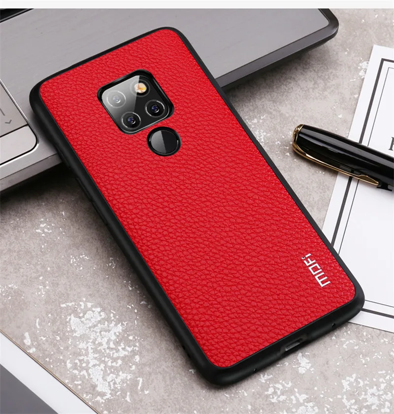 Для huawei mate 20 Pro чехол Mofi для huawei mate 20 чехол-накладка mate 20 HMA-Al00 mate 20Pro LYA-Al00 Обложка на заднюю панель из искусственной кожи черный