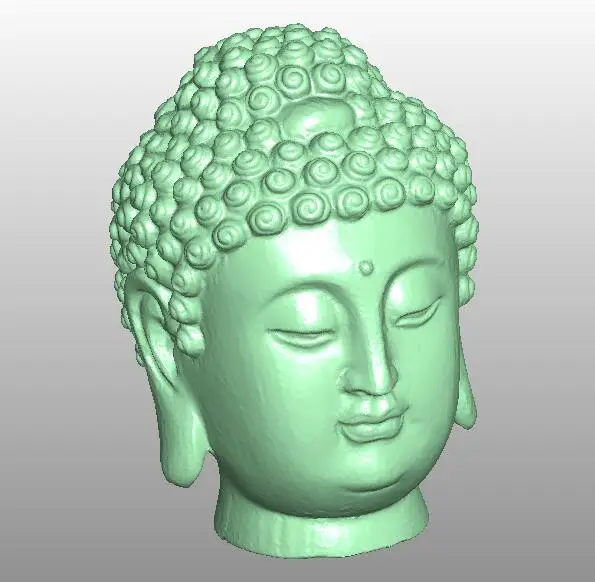 3D модель stl формата для фрезерный станок с ЧПУ сброса 4 оси в форме головы Будды|3d