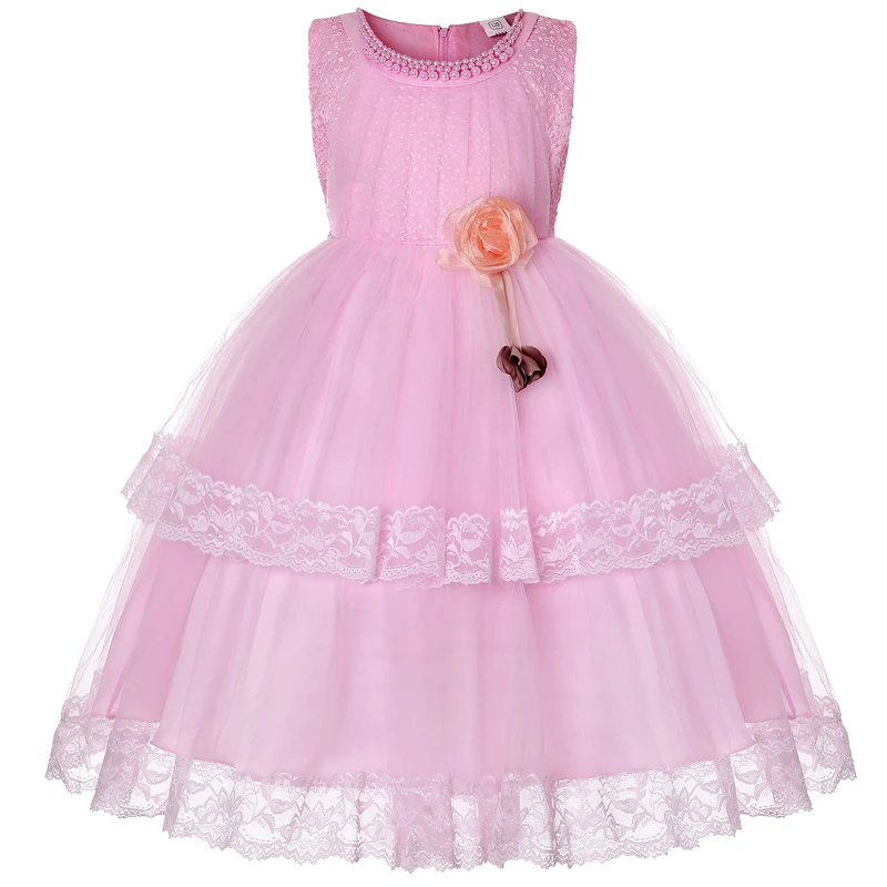 Teen Lace Flower Girls Dresses 2018 Tule Princess Formal Child Wedding Evening Clothing Party Pageant Dress For Kids Prom Gown | Детская