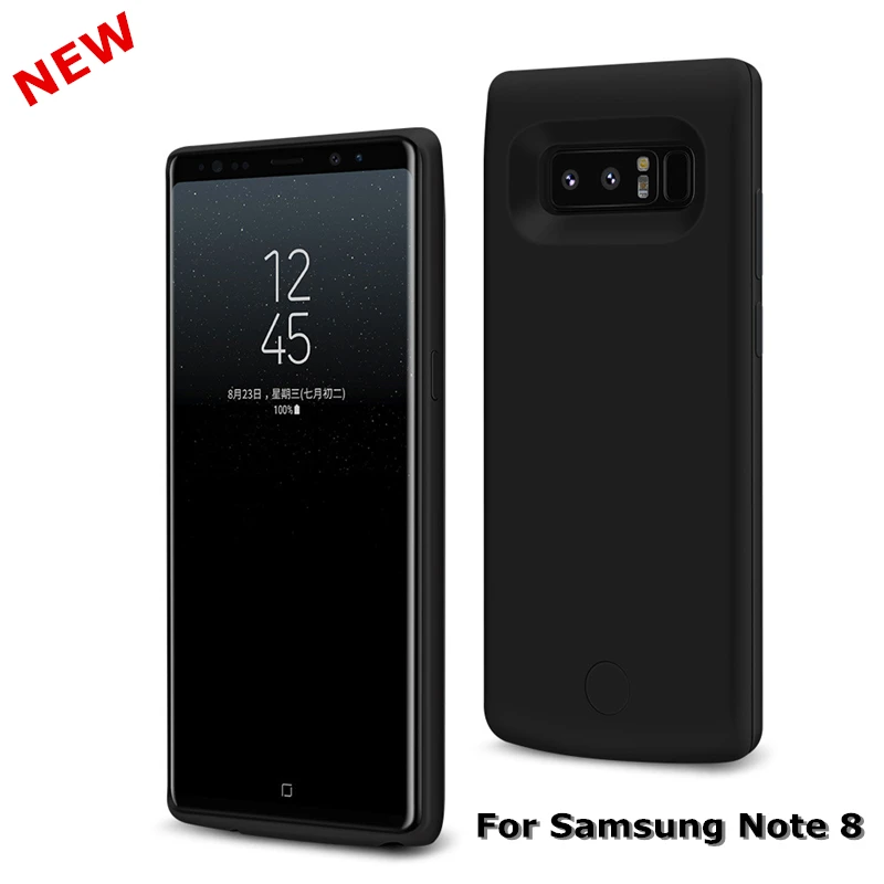 6500 мАч зарядное устройство чехол для Samsung Galaxy Note 8 корпус батареи резервного