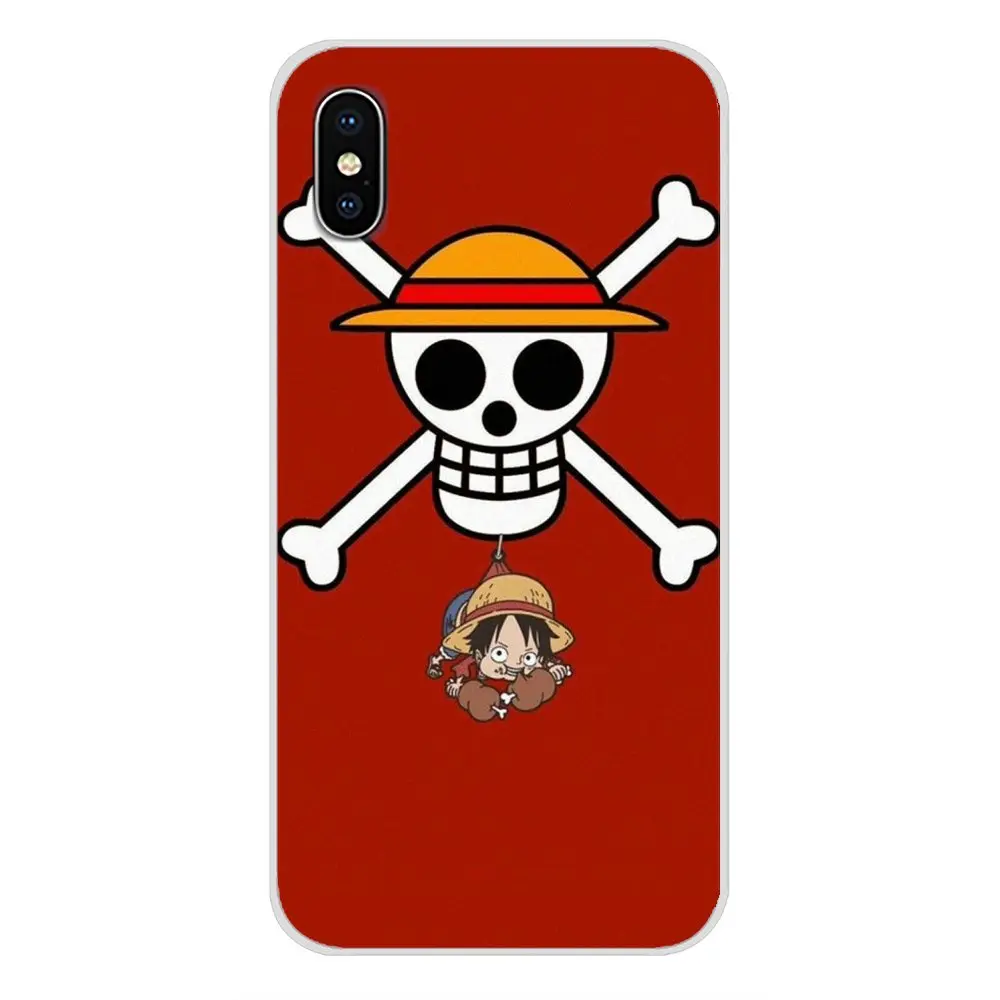For Samsung Galaxy J1 J2 J3 J4 J5 J6 J7 J8 Plus 2018 Prime 2015 2016 2017 Mobile Phone Cases cool One Piece Straw Hat skull flag | Мобильные