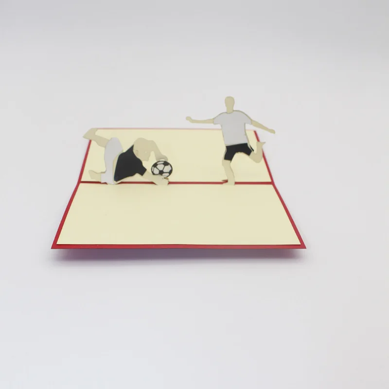 (10 шт./лот) 3D Поздравительные открытки ручной работы с конверт бумаги вырезать