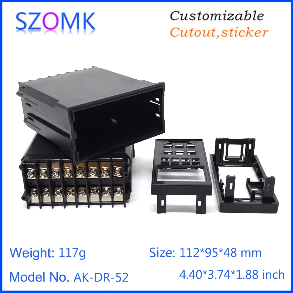 1 piece 112*95*48mm szomk plastic digital relay time control enclosure for electronics pcb design LED display junction box | Обустройство