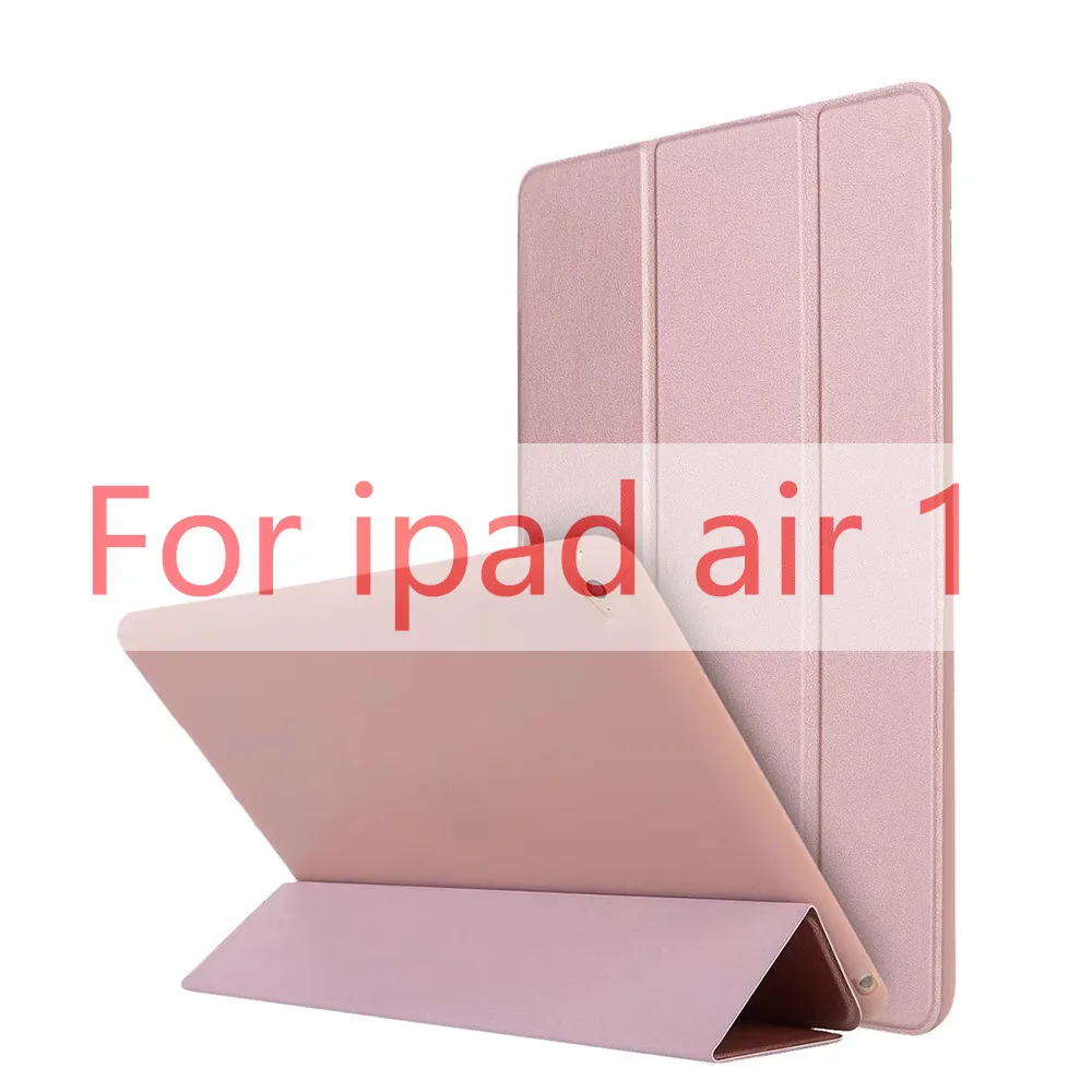 Ipad 5 Rose Gold Чехол для ipad air, откидной Чехол-подставка для ipad 5 6, чехол из искусственной кожи для ipad air 2 смарт-чехол для ipad air 1 - Цвет: Ipad 5 Rose Gold