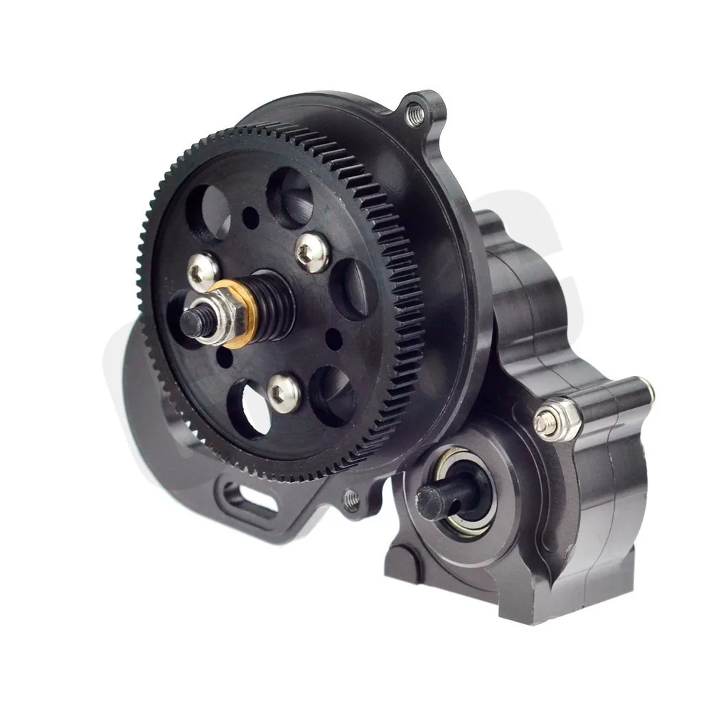Complete Full Metal Gearbox SCX10 Transmission Box Contain Gear For 1/10 Rc Crawler Car Axial Upgrade Parts | Игрушки и хобби