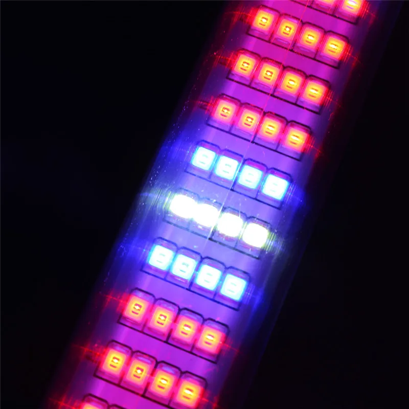 Светодиодный светильник для выращивания, фитолампа Growbox, лампа для аквариума, светодиодная лампа T8, трубчатая фитолампа, полный спектр для комнатных растений, семена цветов, 5 шт