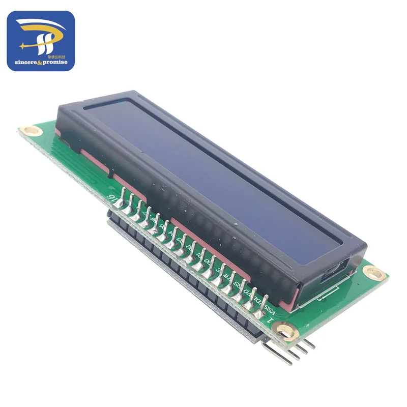ЖК-дисплей 1602+ ЖК-модуль 1602, синий/желто-зеленый экран IIC/igc для arduino lcd 1602