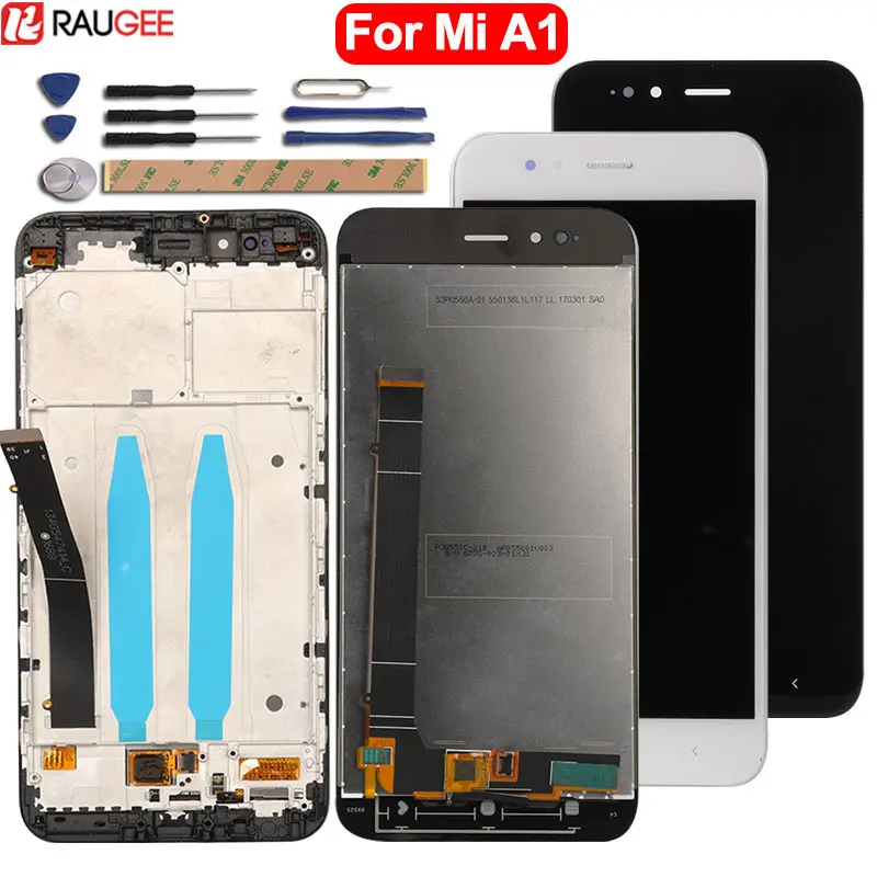 Для Xiaomi MiA1 Mi A1 ЖК-дисплей+ сенсорный экран Высокое качество дигитайзер экран стеклянная панель для Xiaomi Mi A1 Mi5X Mi 5X ЖК