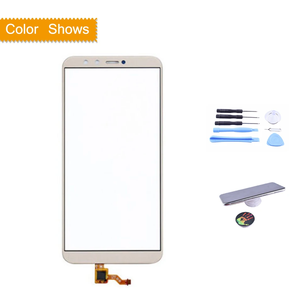 Сенсорный экран Экран для huawei Honor 9 Lite Honor 9LITE LLD-AL00 LLD-AL10 LLD-TL10 LLD-L31 Сенсорный экран Панель Сенсор окрашенные запасные части для Стекло - Цвет: gold with gift