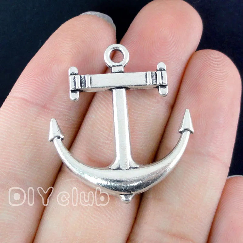 

15pcs-Antique Silver Summer Charms Pendant 2 Sided 34x29mm