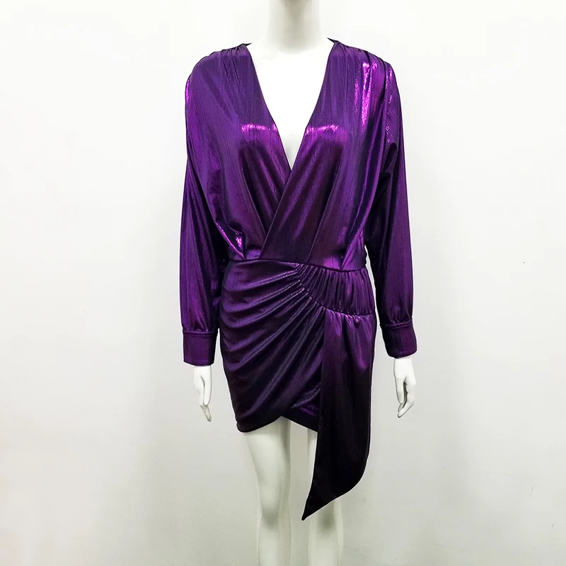 High Quality Sexy Women Rayon 2 Pieces V-Neck Sashes Mini Simple Elegant Homecoming Evening Party Dress | Женская одежда
