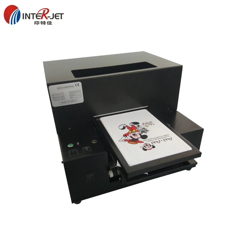 DTG темный цвет Футболка Печать А4 Размер планшетный станок|machine machine|machine dmachine printing