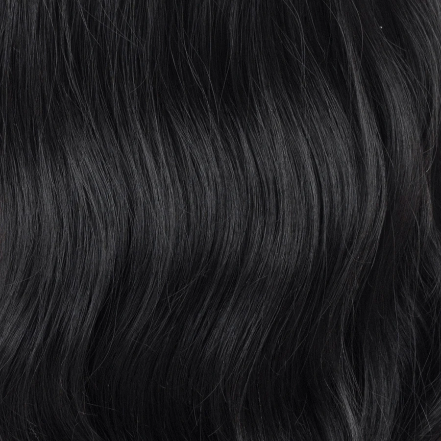 ELEGANT MUSES 16inch Synthetic None Lace Hair Black Color Short Bob Wig No Glueless Heat Resistant Body Wave Wigs For Women | Шиньоны и