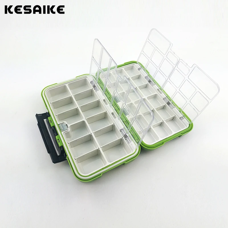KESAIKE 1 шт. пластиковая коробка для рыболовных снастей водонепроницаемая