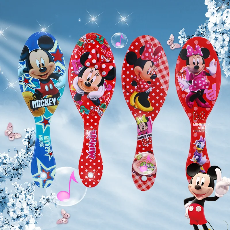 Модные игрушки Disney Beauty кудрявые волосы расчески мультяшная Замороженная