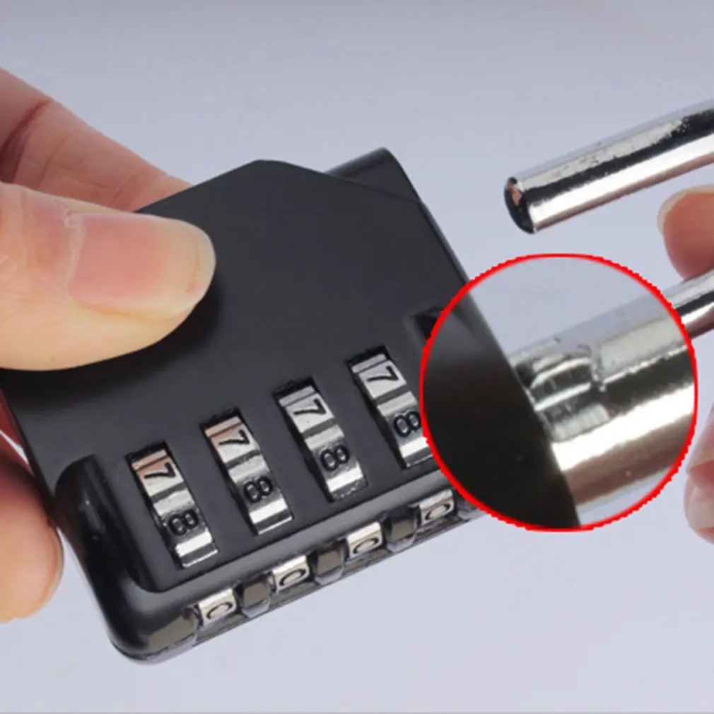 4 Digit Password Lock Gym School Locker Security Suitcase Luggage Coded Cupboard Cabinet Padlock Drop Shipping | Обустройство дома