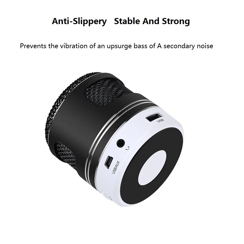 Мини Bluetooth колонки с микрофоном стерео звук поддержка FM радио TF карта