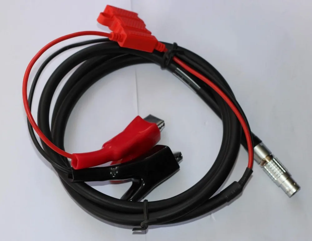 

BRAND New 1.8m Trimble Trimmark 3 MK3 radio power cable 2-PIN External Power Cable with alligator clips