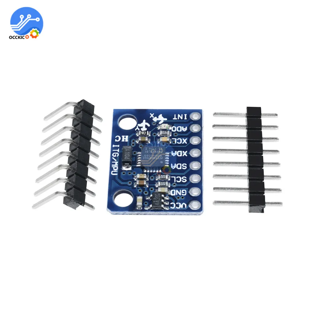 Φ GY521 GY 521 MPU6050 модуль 3 оси фотодатчики + акселерометр передача мк для arduino комплект