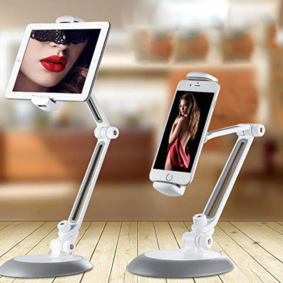 EHuuGie 360 градусов вращающийся Tablet Stand длинная рука регулируемый Desktop мобильного